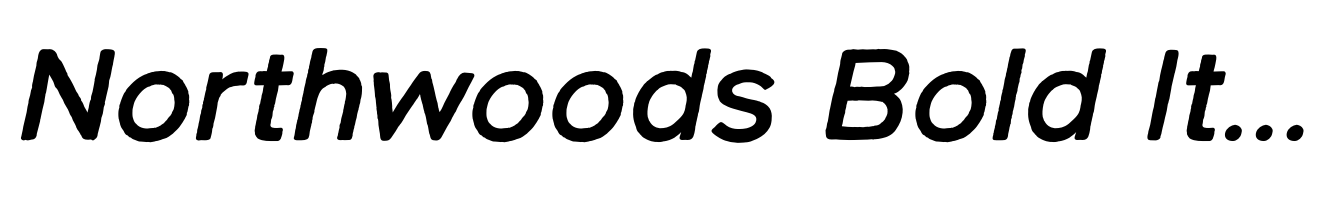Northwoods Bold Italic